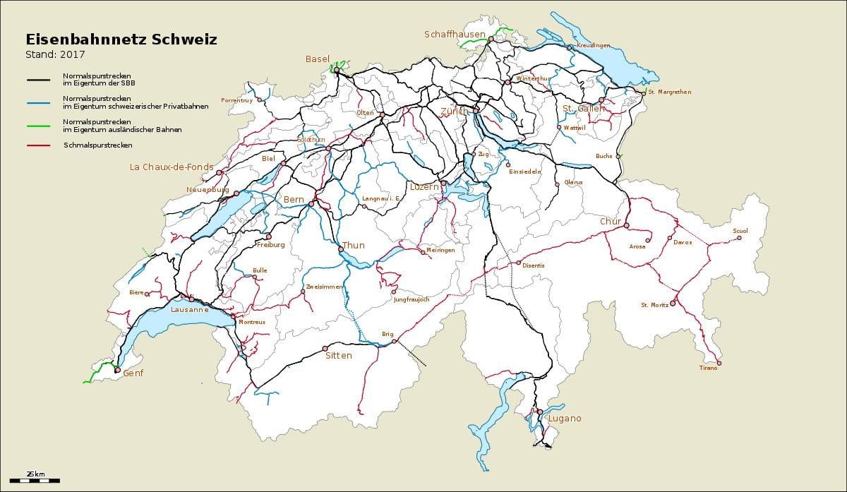 peta switzerland pelabuhan