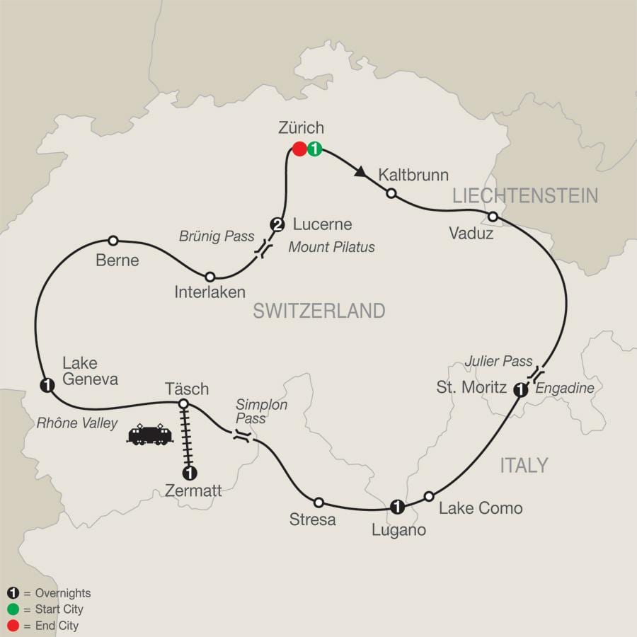 peta switzerland pemacu indah
