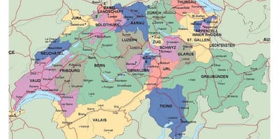 Terperinci peta switzerland