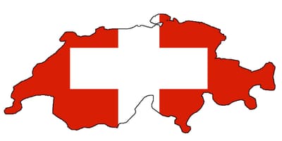 Peta switzerland bendera