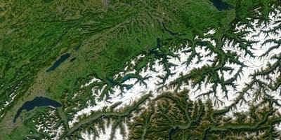 Peta satelit switzerland