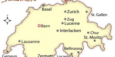 Zurich, switzerland pada peta